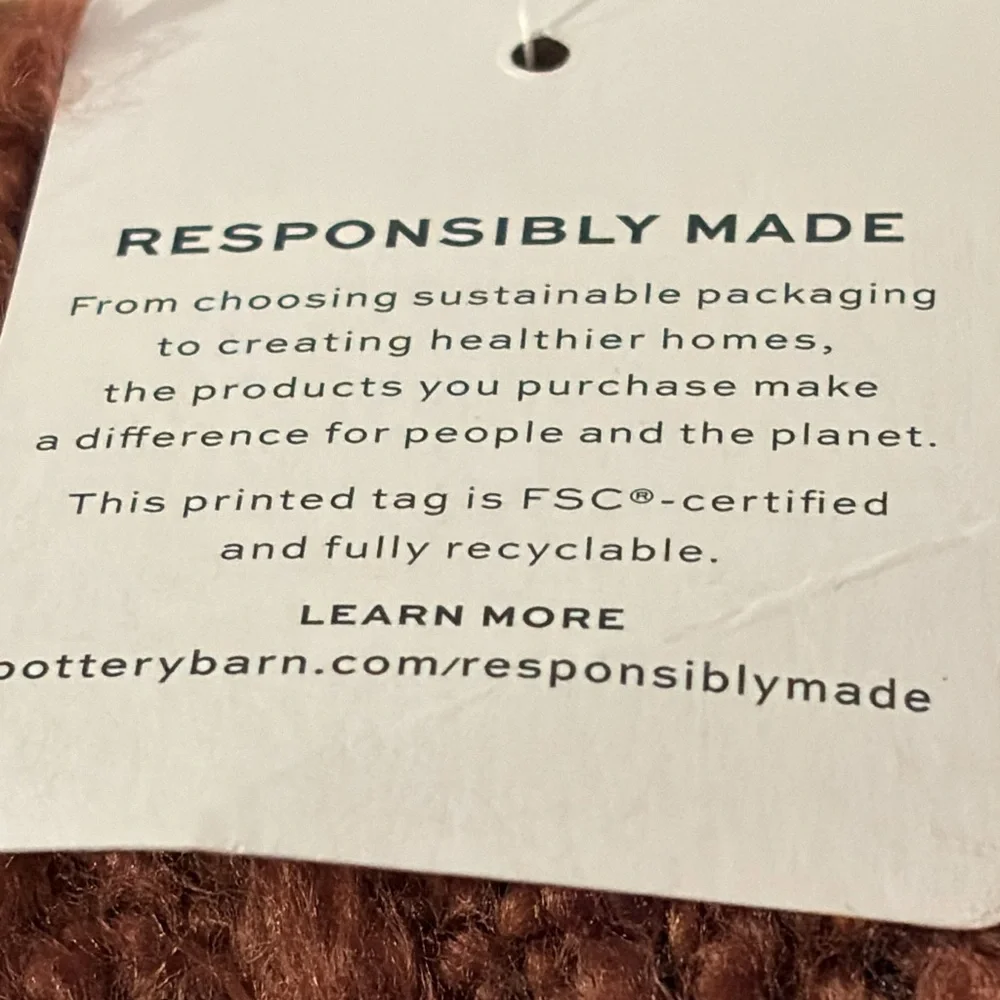 COPY - New Boucle Pillow by pottery barn 20 X 20”